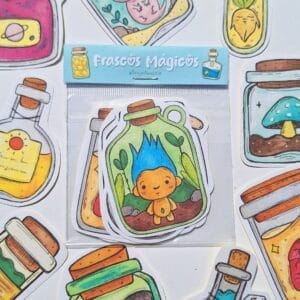 Stickers de Frascos Mágicos! 🧙‍♀️✨