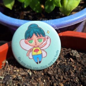 Pin de botón Soy un Hada 🧚‍♀️🍄