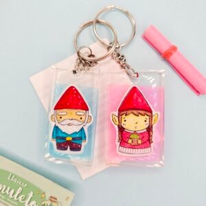 Pareja de Gnomos Llaveros amuleto (2 pzas) ✨🧡