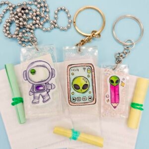 Pack de amuletos Astroboy (collar y dos llaveros) 🪐🌠