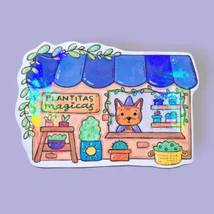 Sticker ''Tiendita de Plantas Mágicas'' ✨🌱