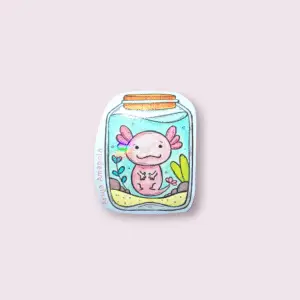 Sticker Holográfico ''Ajolotito'' ✨🌸