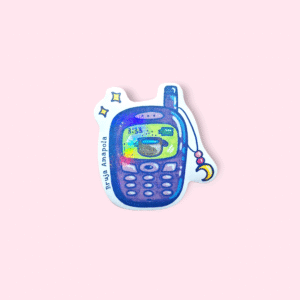 Sticker Holográfico ''Teléfono Mágico'' 📞✨