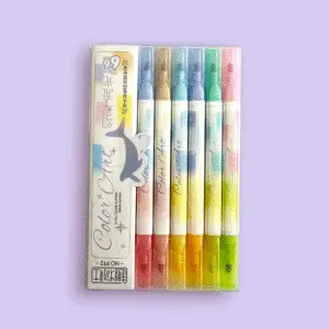 Resaltadores Glitter Color Art x 6